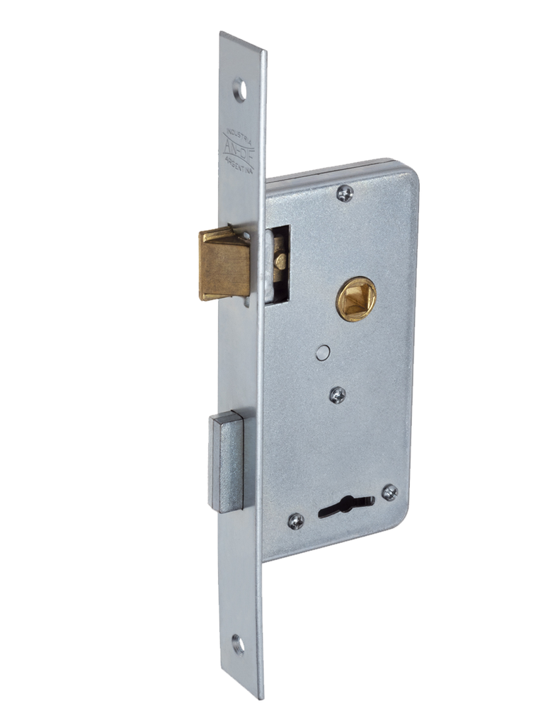 852 ANDIF CERRADURA DE EMBUTIR C/FTE. DE 2x24x216mm. x1u.