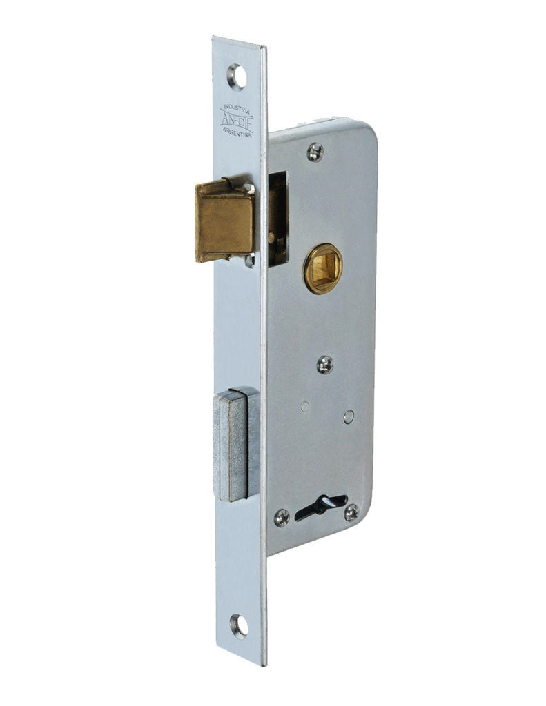 857 ANDIF CERRADURA DE EMBUTIR C/ FTE DE 2x21x183mm. CAJA47 x1u