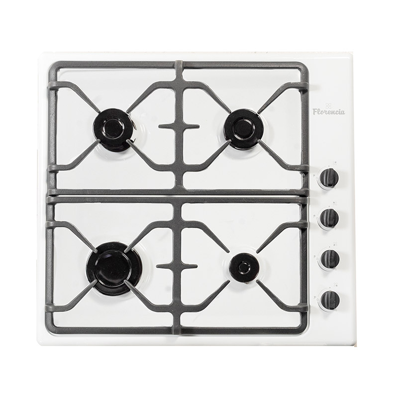 ANAFE A GAS CUATRO HORNALLAS DURPOX BLANCO LINEA TOPE DE GAMA