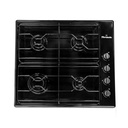 ANAFE A GAS CUATRO HORNALLAS DURPOX NEGRO LINEA ECO