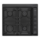 ANAFE A GAS CUATRO HORNALLAS GRAFITO ENCAST. REJ. FUND. x1u.