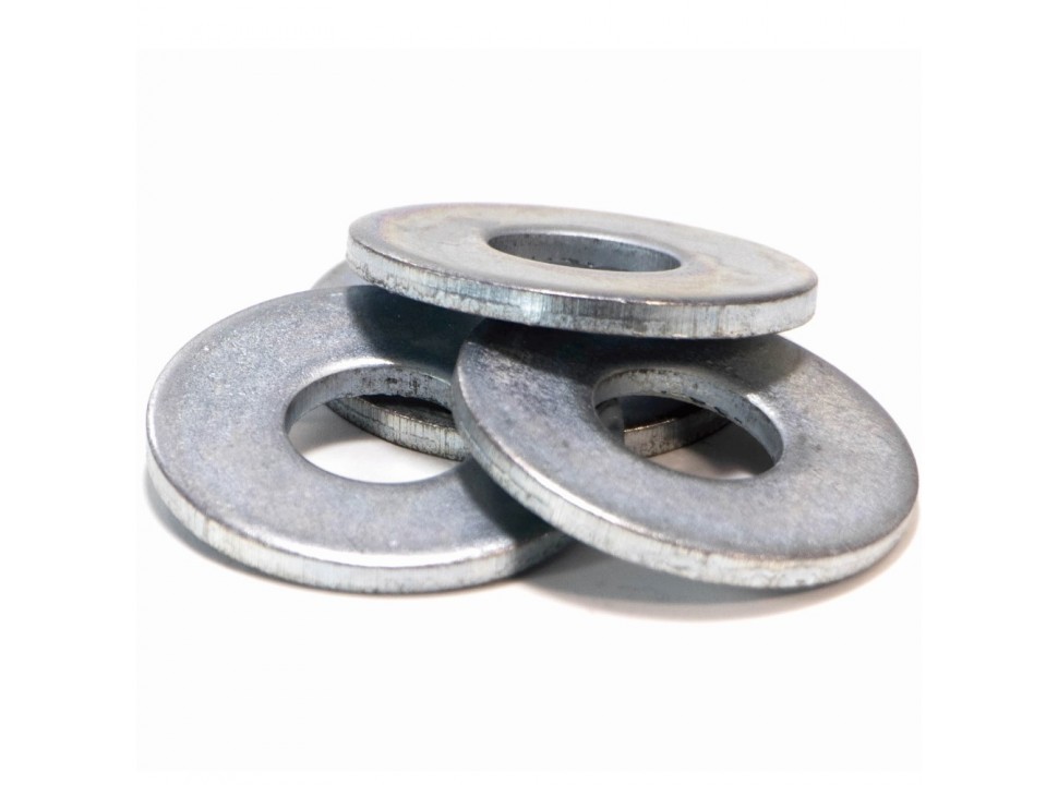 ARANDELA PLANA ZINCADA 1/4"