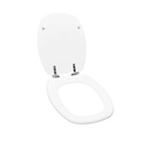 ASIENTO MON. HERRAJE ACERO INOX BLANCO