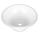 BACHA DE APOYO PUELO BLANCA (DIÁMETRO 31 CM. - ALTO 11 CM )