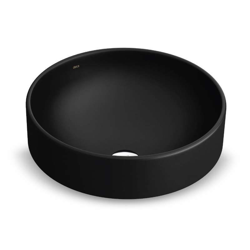 BACHA DECA L.1050.95 NEGRO BRILLO x1u.  DISCONTINUADA