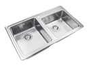 BACHA DOBLE QUADRA Q085A CON ANTIRREBALSE