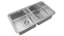 BACHA DOBLE QUADRA Q76CR CON ANTIRREBALSE