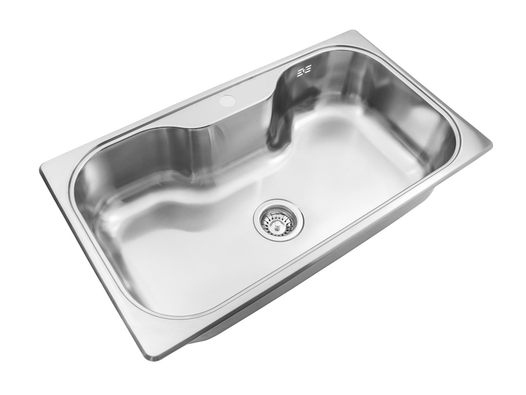 BACHA SIMPLE LUXOR SI85 SATINADA CON DOSIFICADOR