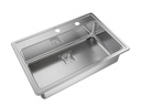 BACHA SIMPLE QUADRA Q71AD CON ANTIRREBALSE CON DOSIFICADOR