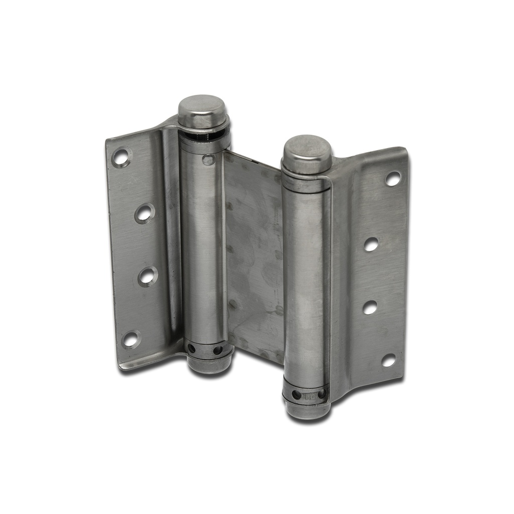 BISAGRA DOBLE ACCION VAIVEN ACERO INOX 5" x1u.