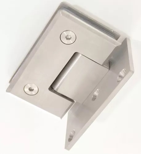 BISAGRA PARA MAMPARA VIDRIO A.INOX DESDP. (VIDRIO-PARED) x1u.