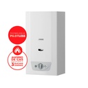 CALEFON TIRO NATURAL 12LTS ENC.ELECT. DOBLE SENSOR E.E "A"x1u.
