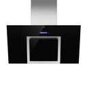 CAMPANA ISLA ESPEJO 90cm 3 VELOCIDADES CON MOTOR ACERO