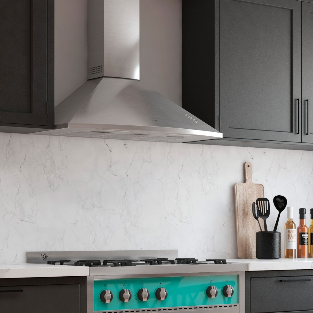 CAMPANA LANIN 60cm 3 VELOCIDADES CON MOTOR ACERO