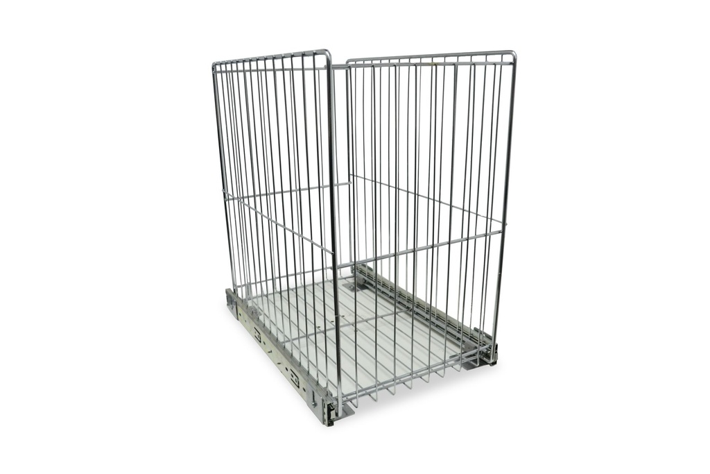 CANASTO DE ROPA EXTRAIBLE CROMO 3006/C