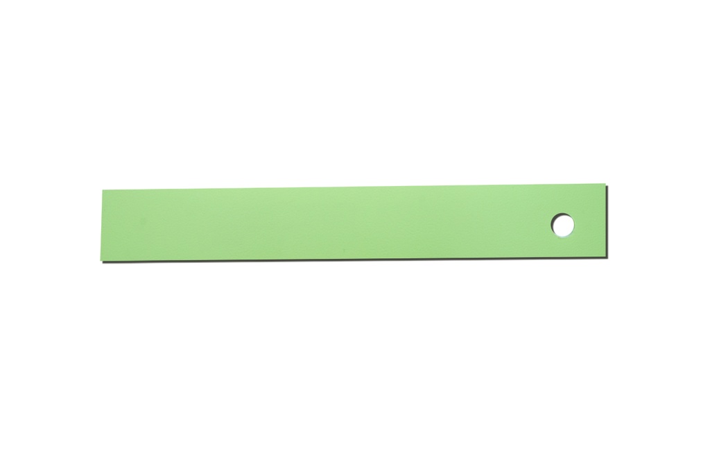 CANTO MELAMINICO PREENCOLADO 22mm VERDE FAPLAC 0526 x1m