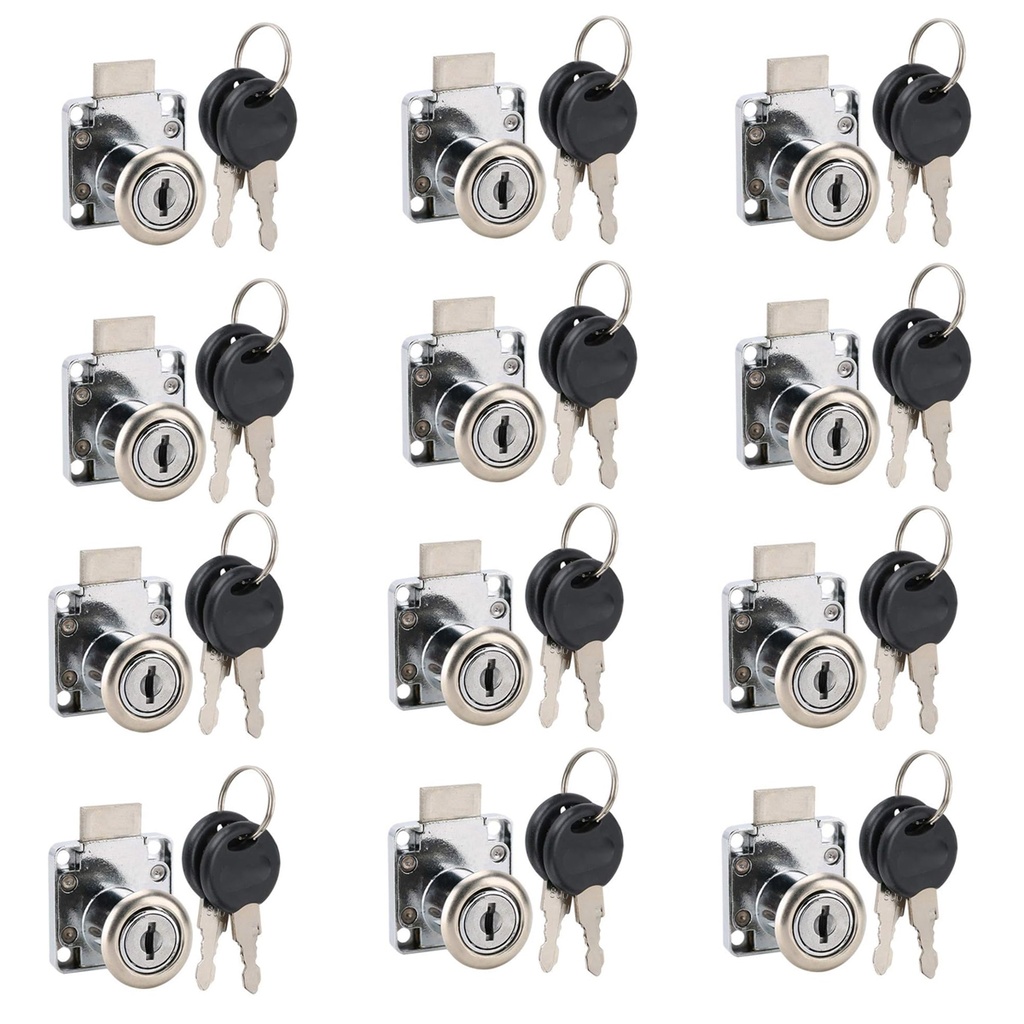 CERRADURA DE CAJON NIQUELADO 138-22C PACK X 12u.