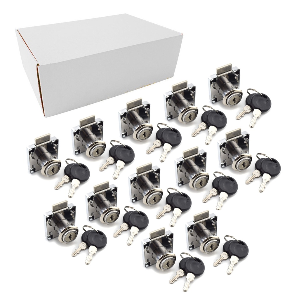 CERRADURA DE CAJON NIQUELADO 138-22C PACK X 12u. GLORY