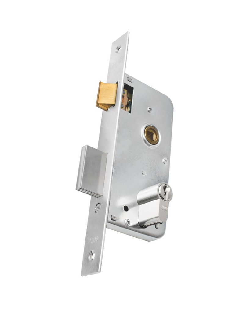 CERRADURA DE EMBUTIR KALLAY 2200 NIQ. S/CILINDRO