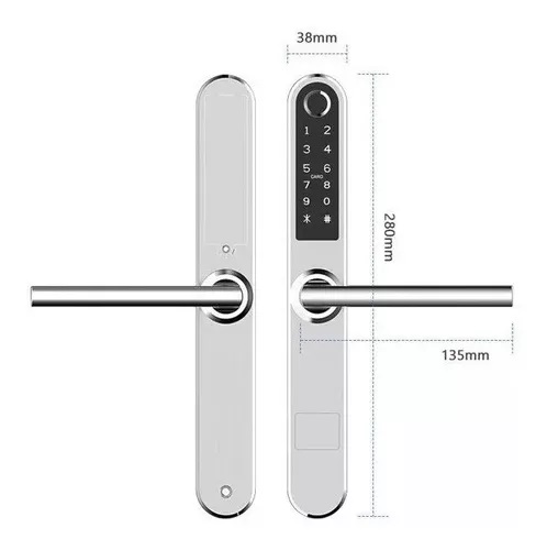 CERRADURA DIGITAL PARA PUERTA CAJA ANGOSTA PUERTA ALUMINIO