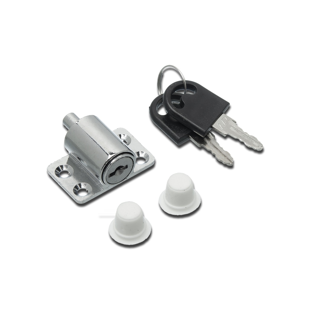 CERRADURA PARA VENTANA CORREDIZA CROMADA