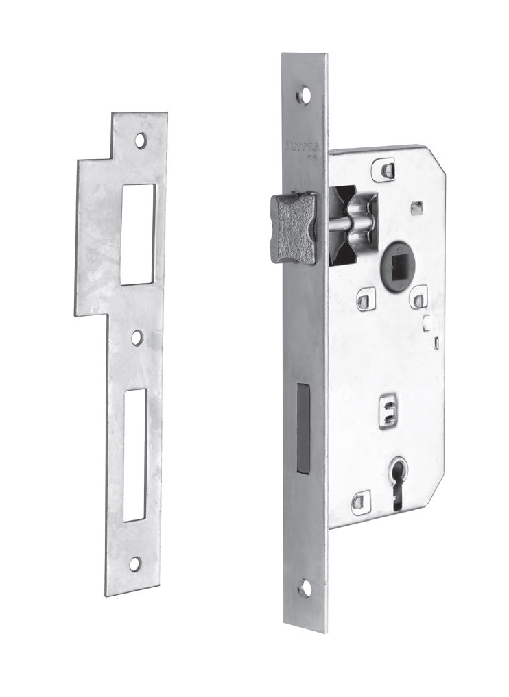 CERRADURA PUERTA PLACA FRENTE RECTO 190x20mm 21ZHC06 MILORD