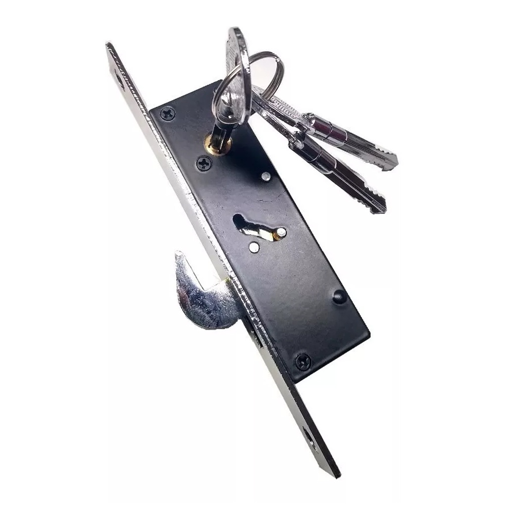 CERROJO DE EMBUTIR P/CORREDIZO PARANTE ANG. LLAVE CRUZ