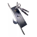 CERROJO DE EMBUTIR P/CORREDIZO PARANTE ANG. LLAVE CRUZ