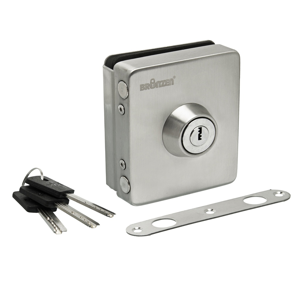 CERROJO DE PERNO (VIDRIO-PARED)  (SOLO LLAVE) x1u.
