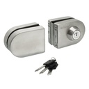 CERROJO ESFERICO CORREDIZO (VIDRIO-VIDRIO)  (LLAVE-PERILLA) x1u