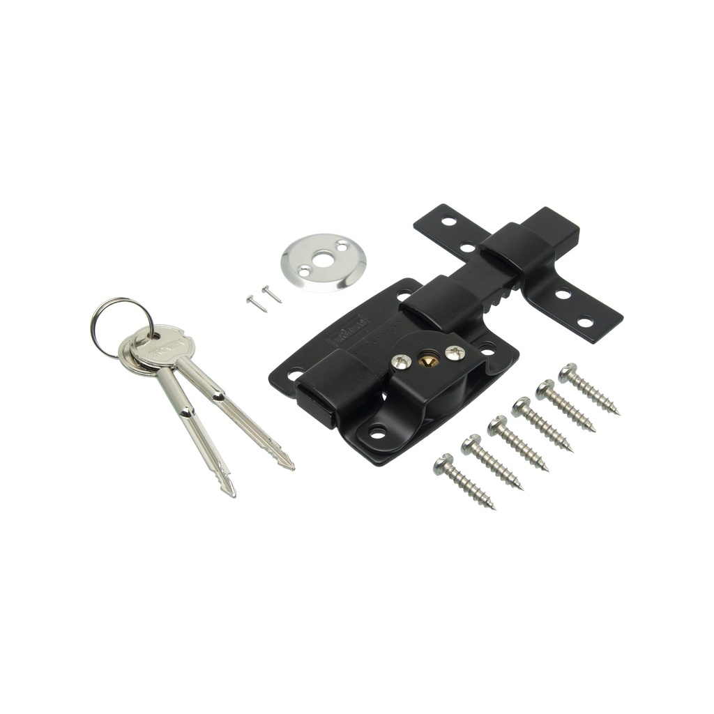 CERROJO LLAVE CRUZ NEGRO