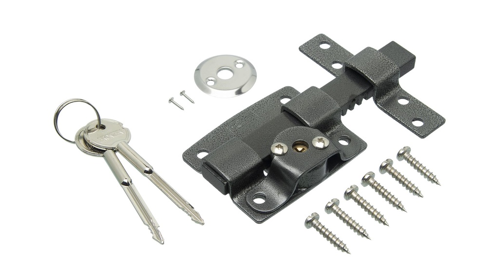 CERROJO LLAVE CRUZ PELTRE