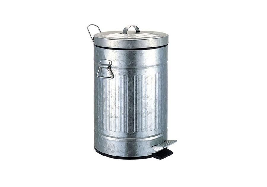 CESTO GALVANIZADO A PEDAL 20LTS