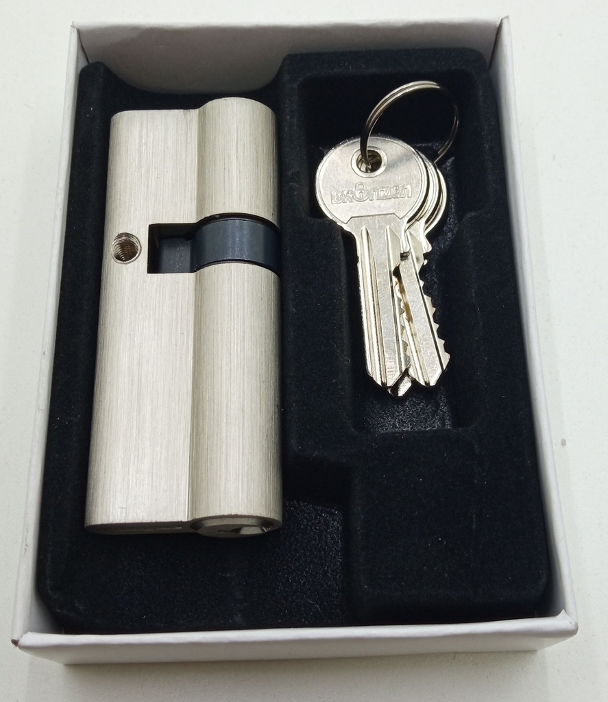 CILINDRO P/EUROPERFIL 40+40 LLAVE DENT