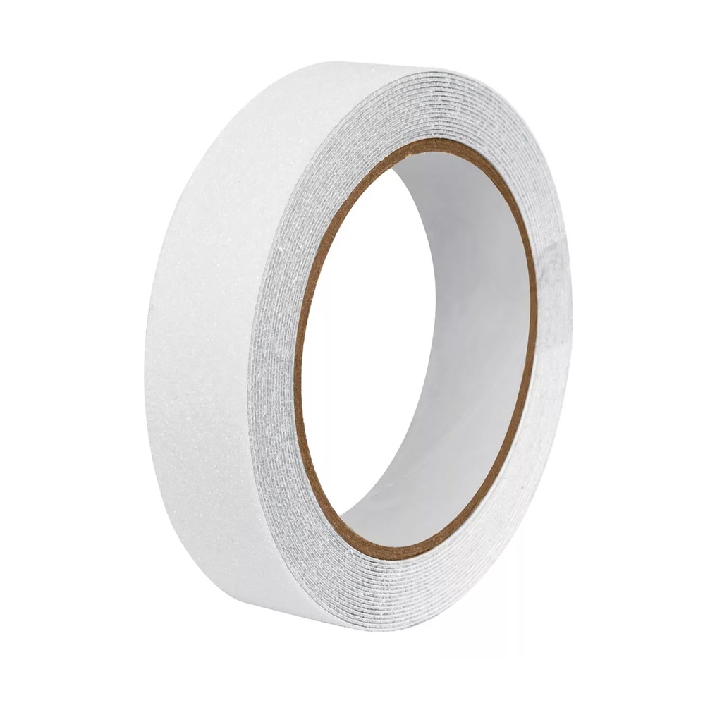 CINTA ANTIDESLIZANTE 25mmx6mts BLANCA. x1u.