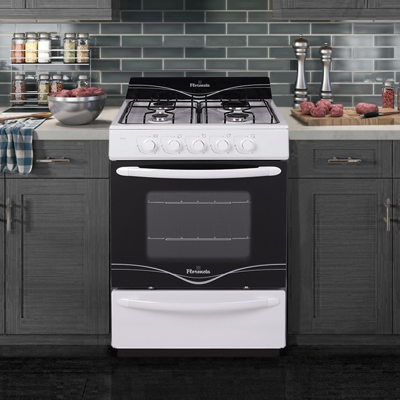 COCINA ENZOLADO DURPOX BLANCA 4 HORNALLAS LINEA ECO