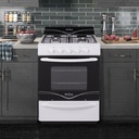 COCINA ENZOLADO DURPOX BLANCA 4 HORNALLAS LINEA ECO