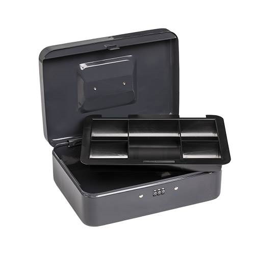 COFRE PORTAVALORES 300x240x90mm CON CLAVE NUMERICA