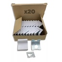 COLGADOR ALACENA PAKISTAN x3 PIEZAS BLANCO DANNOK CAJA X 20u.