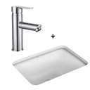 COMBO BACHA EMBUTIR DECA L.375 + MONOCOMANDO CALIX PICO BAJO