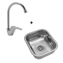 COMBO BACHA SIMPLE JOHNSON EE28 + MONOCOMANDO LINK PICO ALTO