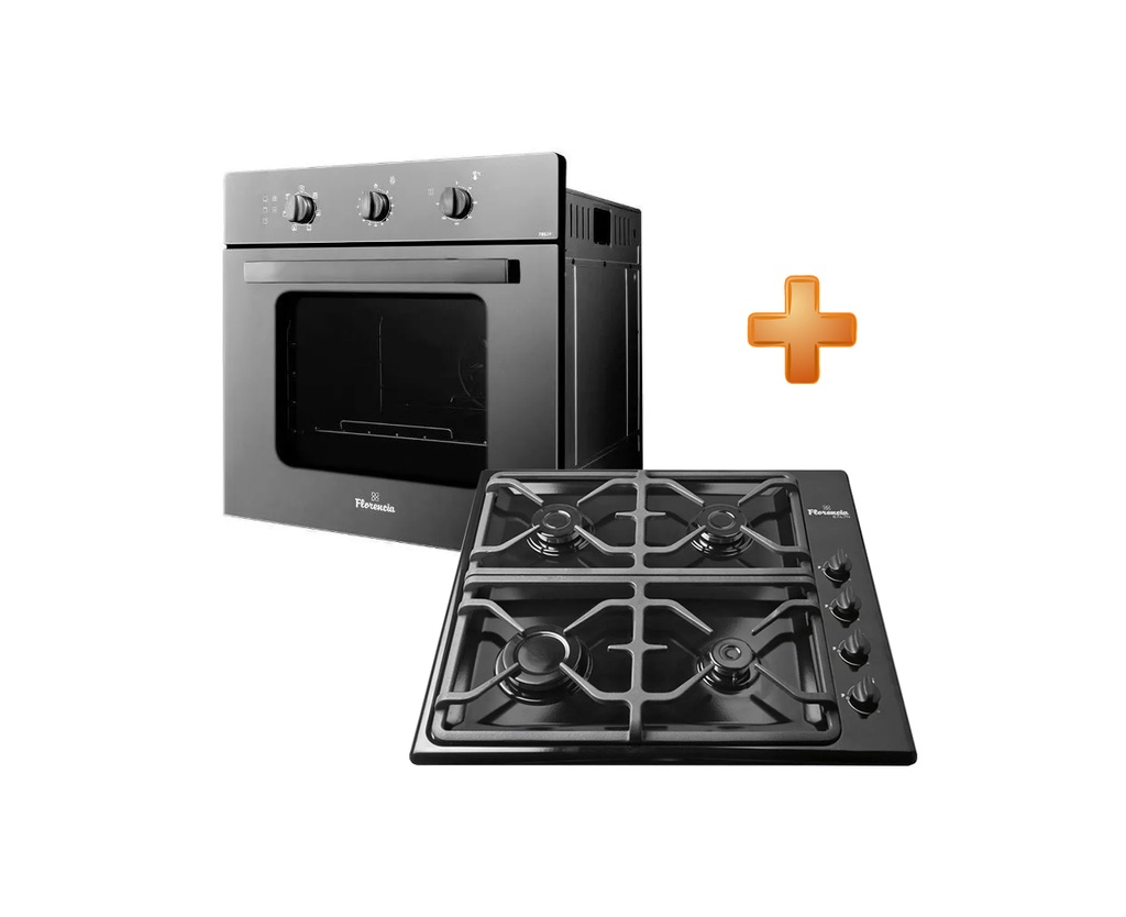 COMBO HORNO 7857F + ANAFE 6747N FLORENCIA
