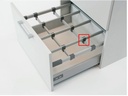 CONECTOR INTERMEDIO PLASTICO GRIS