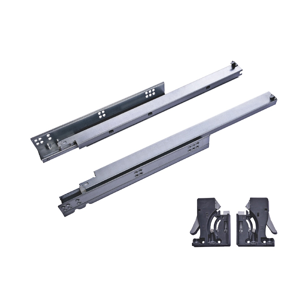 CORREDERA OCULTA 30kg C/CIERRE SUAV. 50 ZINC