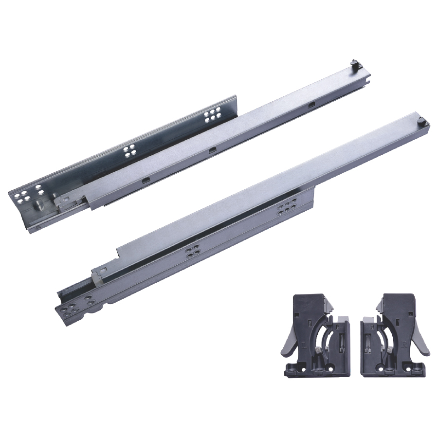 CORREDERA OCULTA 30kg C/CIERRE SUAV. 55 ZINC