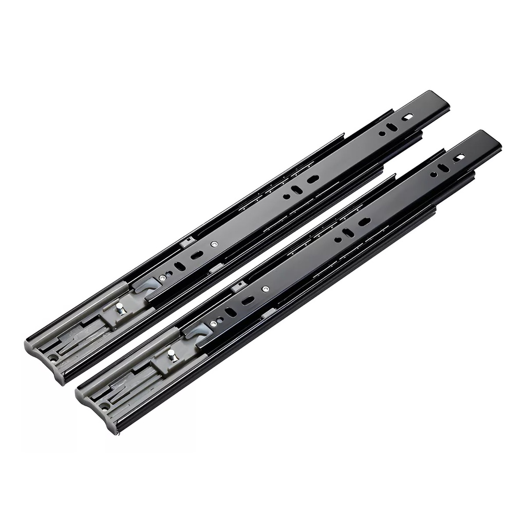 CORREDERA TELES. CIERRE LENTO 50mm NEGRA BRONZEN