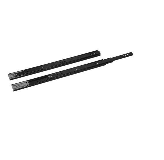 CORREDERA TELES. PUSH OPEN 30mm NEGRA BRONZEN