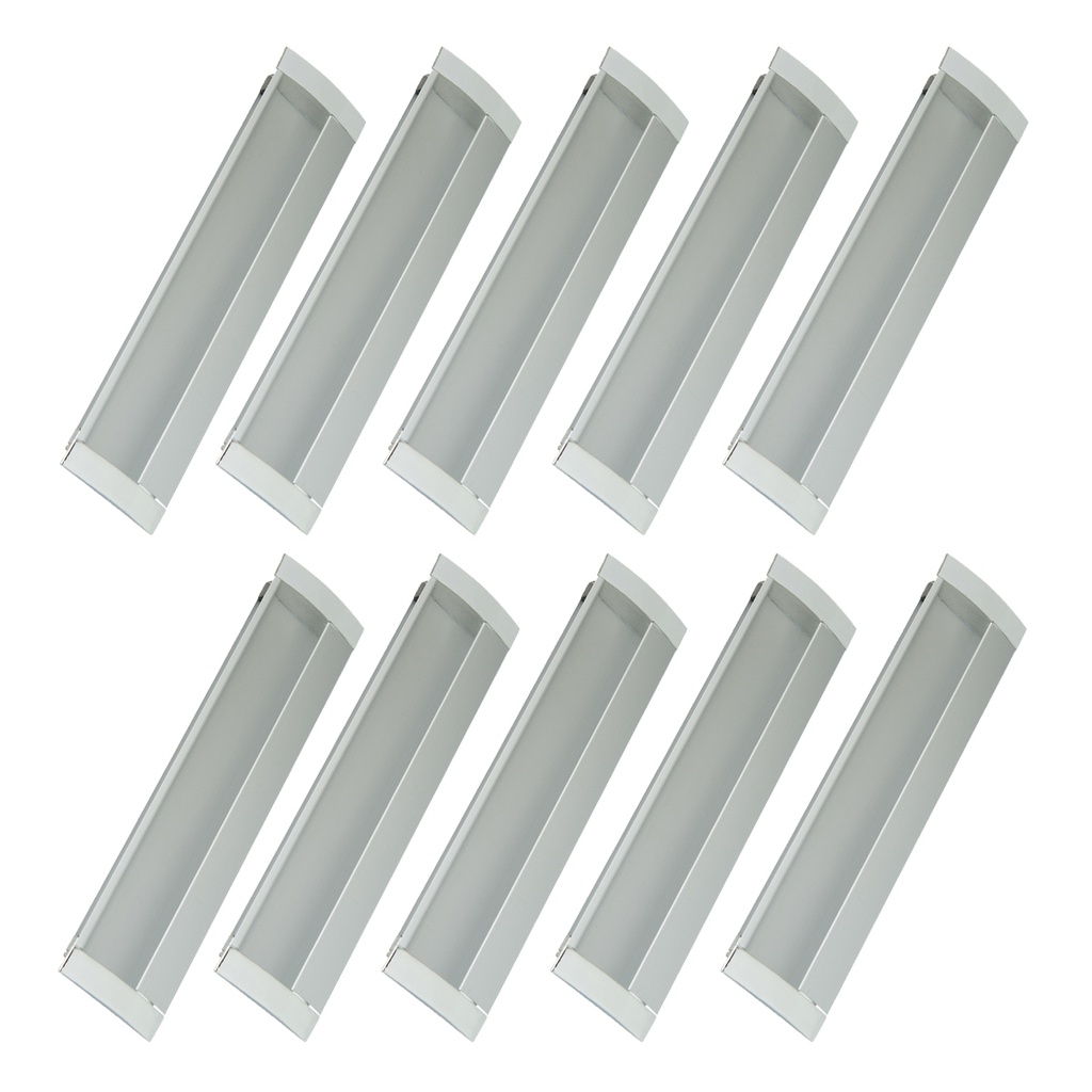 CUBETA ALUMINIO RECTANGULAR 96x36mm x10u.