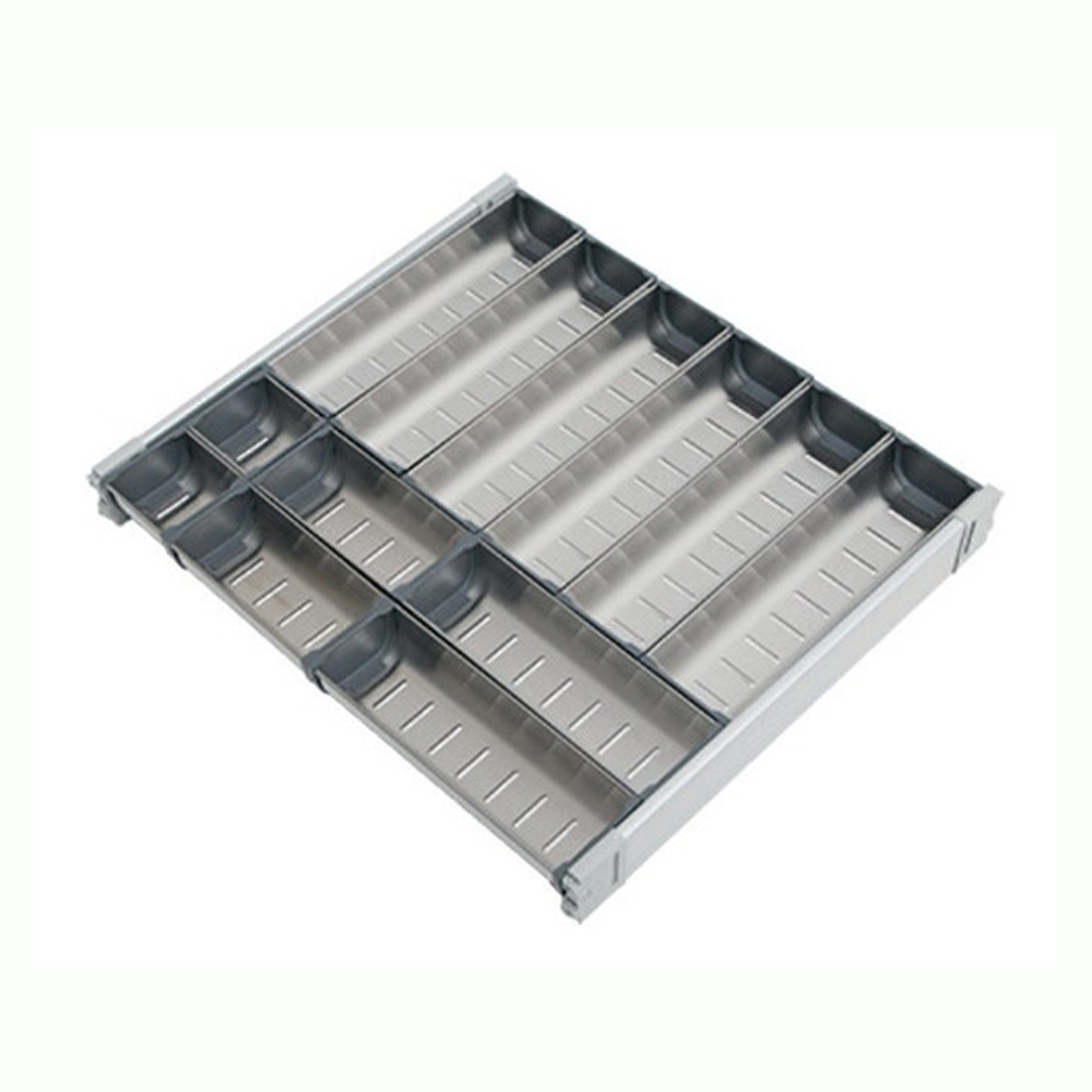 CUBIERTERO ACERO INOXIDABLE 531 x 473mm