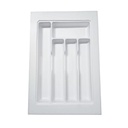 CUBIERTERO PLASTICO 350 x 500 N°2 BLANCO x1u.